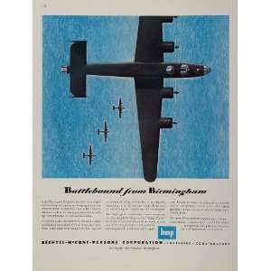 1943 Ad WWII B 24 Liberator Bomber Trigger Plane Wartime Engineering 