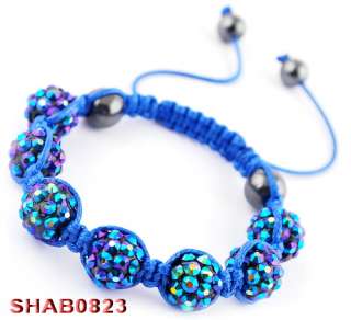   Bracelet Chain Pave Polymer Clay Resin Faceted Disco Ball Beads  