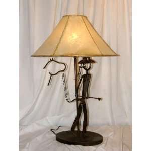    Southwestern Wrought Iron Table Lamp 29 (TL9): Home Improvement