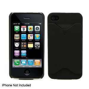   Black Card Holder Case for iPhone 4 Cell Phones & Accessories