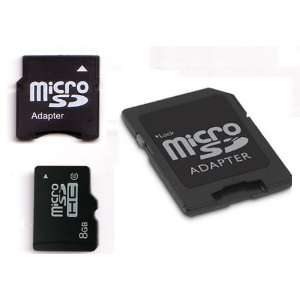 Komputerbay 8GB microSDHC Class 6 with Micro SD Adapter and Mini SD 