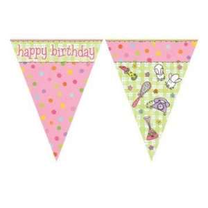  Sleepover Birthday Flag Banner Toys & Games