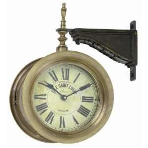  Timepieces French Town Clock (Doublesided)