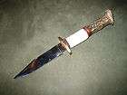 GREAT custom made knife w/bone & stag handle   1 of my best