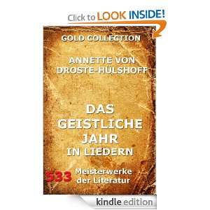 Das geistliche Jahr in Liedern (Kommentierte Gold Collection) (German 