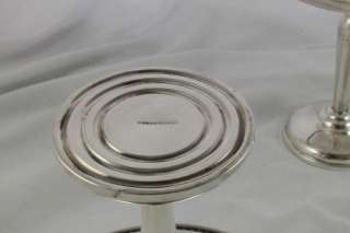 Pair American Sterling Silver Compote Bowls  
