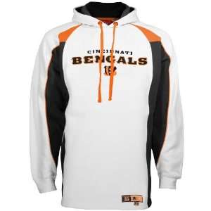  Cincinnati Bengals White Roster Hoody Sweatshirt: Sports 