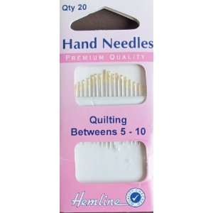  Hemline QUILTING BETWEENS Hand Needles SIZE 5   10 Pack of 