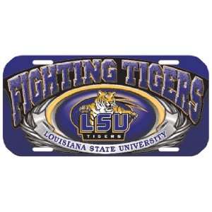  NCAA LSU Tigers High Definition License Plate *SALE 