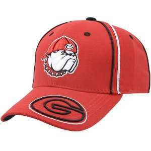 Top of the World Georgia Bulldogs Red Overdrive 1Fit Hat:  