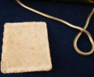   Brass BASKET Weave Wrist CARRYALL Compact PURSE Cigarette Case  
