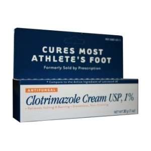  Clotrimazole Antifungal Cream 30gm. Tube: Health 