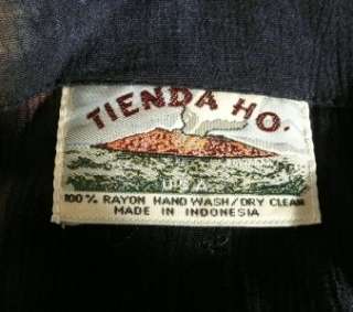 Tienda Ho Tie Dye Shell Print Gauzy Top Sz S ~ Button Front Loose Fit 