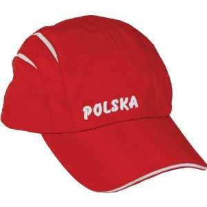  Red Bicyclists Microfiber Cap   POLSKA: Patio, Lawn 