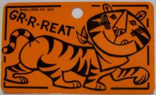 1973 KELLOGGs FROSTED FLAKES BIKE PLATE CEREAL PREMIUM  