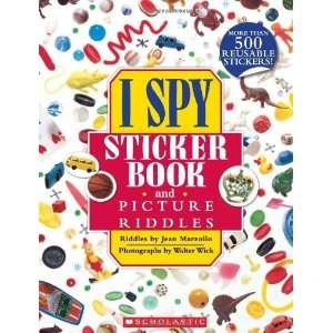  I Spy Sticker Book and Picture Riddles [Paperback]: Jean 
