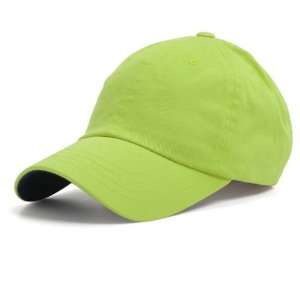    CLASSIC DELUXE BIO WASHED POLO LIME HAT CAP HATS: Everything Else