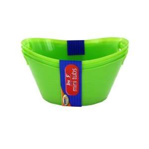  New   Miniature plastic tubs   Case of 72 by storage 