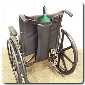    Single Wheelchair Oxygen Tank Carrier