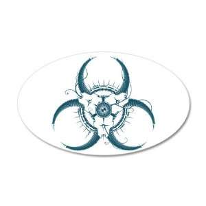    22x14 Oval Wall Vinyl Sticker Biohazard Symbol: Everything Else