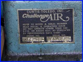 Curtis Challenge Air ES 06D 2 Stage Compressor [Albany,NY]  