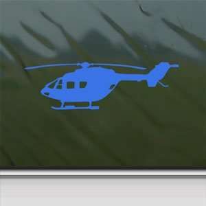  Eurocopter BK117 Helicopter Blue Decal Window Blue Sticker 