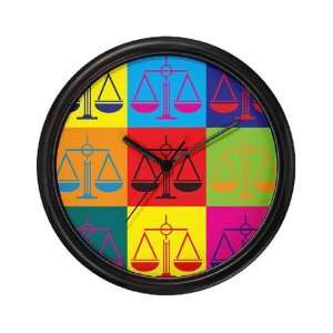  Criminal Justice Pop Art Funny Wall Clock by  