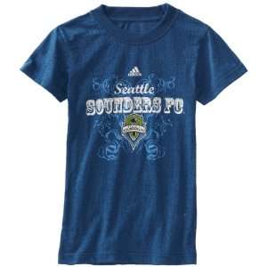  MLS 7 16 Girls Seattle Sounders Longer Length S/S Burn Out 