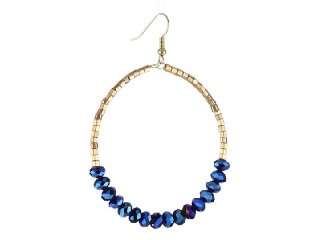  Josefina De Alba Diana Crystal Hoop Earrings: Jewelry