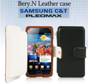 Samsung Galaxy s2 i9100 leather Case Bery.N + LCD  