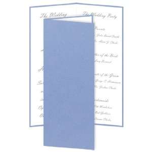  DIY Wedding Program   Slim   Stardream Vista Blue (25 Pack 