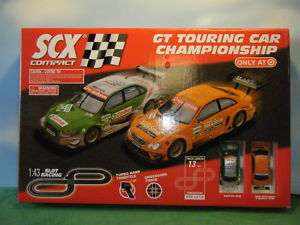 SCX 143 COMPACT GT TOURING CAR CHAMPIONSHIP SET *NEW* 8436045770820 