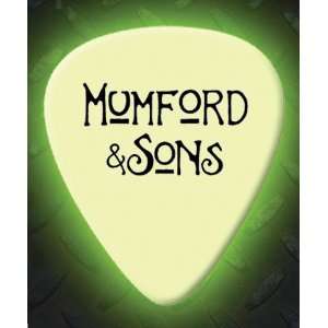  Mumford and Sons 5 X Glow In The Dark Premium Guitar Picks 