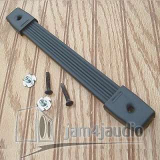 speaker cabinet/amp strap handle  Black end caps!  