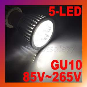 LED GU10 Focus Bulb Down Spot Light Lamp 5W 85~265V Cold White 