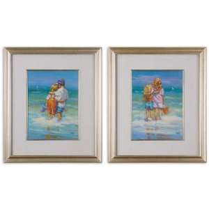 Uttermost 40 Inch Almost Summer & Harmony (Set of 2) Prints Hanging 