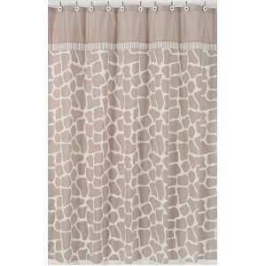    Giraffe Shower Curtain by JoJo Designs Beige