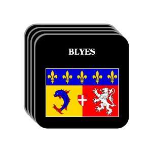  Rhone Alpes   BLYES Set of 4 Mini Mousepad Coasters 