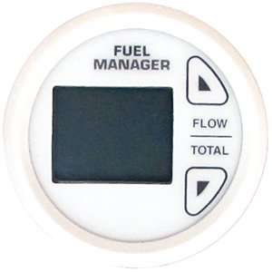  Faria Gauges Fuel Manager   Dress White: Sports & Outdoors