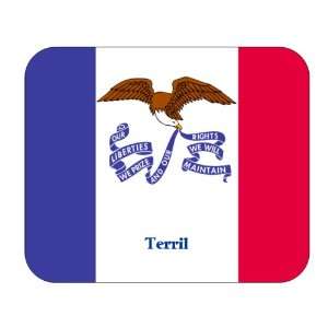  US State Flag   Terril, Iowa (IA) Mouse Pad: Everything 