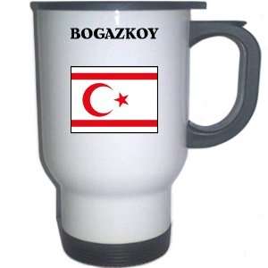  Northern Cyprus   BOGAZKOY White Stainless Steel Mug 