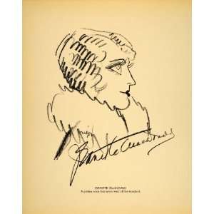  1938 Jeanette MacDonald Singer Henry Major Lithograph 