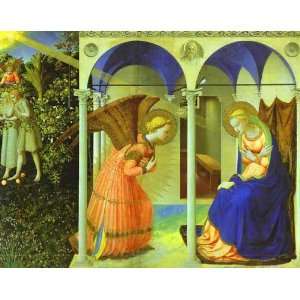   Fra Angelico   24 x 20 inches   Altarpiece of the Annunciation Home
