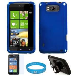  Blue Hard Shell Snap On Protective Case Cover for For AT&T 