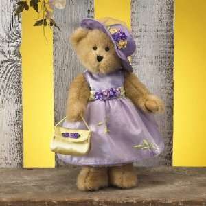  Boyds Plush Bear with Purple Dress: Toys & Games
