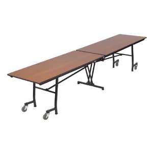   Rectangle Mobile Cafeteria Table (30 W x 10 1 L) Furniture & Decor
