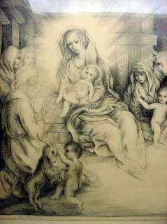   era MARGARET KIDDER (1905 1959) ENGRAVING WHEN MARY BIRTHED JESUS NR