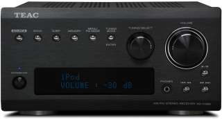 TEAC AG H380 Compact AM/FM Stereo Receiver with iPod Control (Black 
