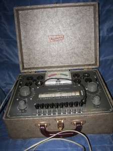 vintage heathkit model TC 2 tube tester checker  