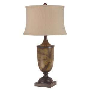   Green Tea Ceramic Table Lamp with Traditional Design: Home Improvement